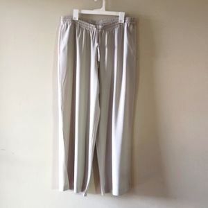 Lane Bryant wide leg silky drawstring pull on pants size 14/16